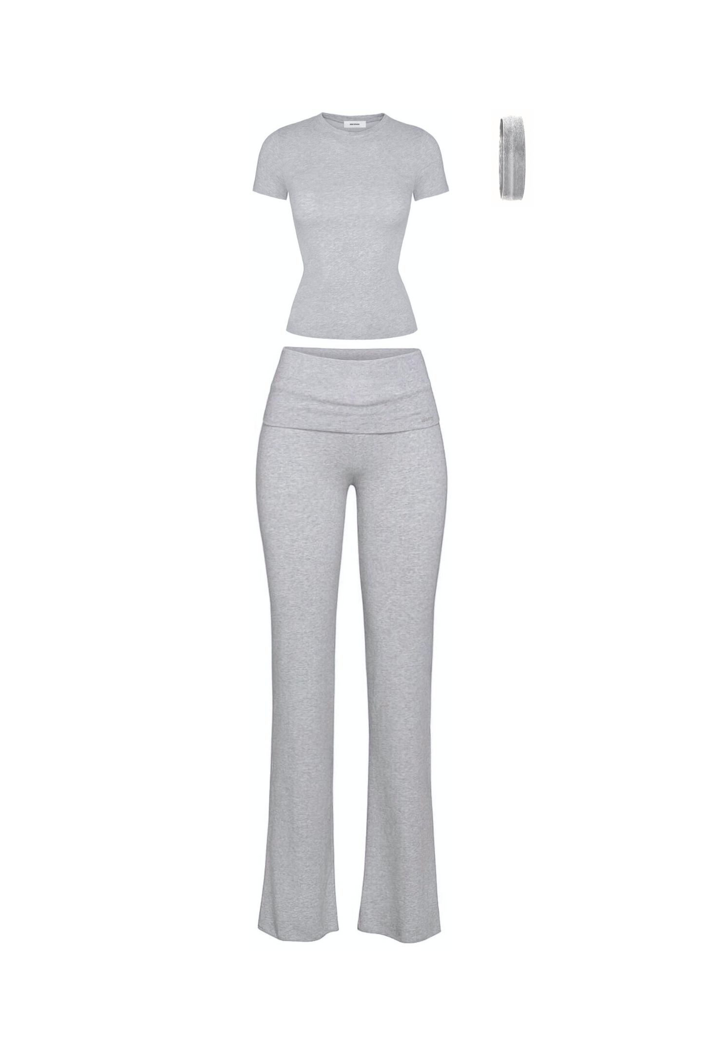 EFFORTLESS SET WMS (short sleeve) GREY