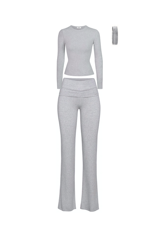 EFFORTLESS SET WMS (long sleeve) GREY