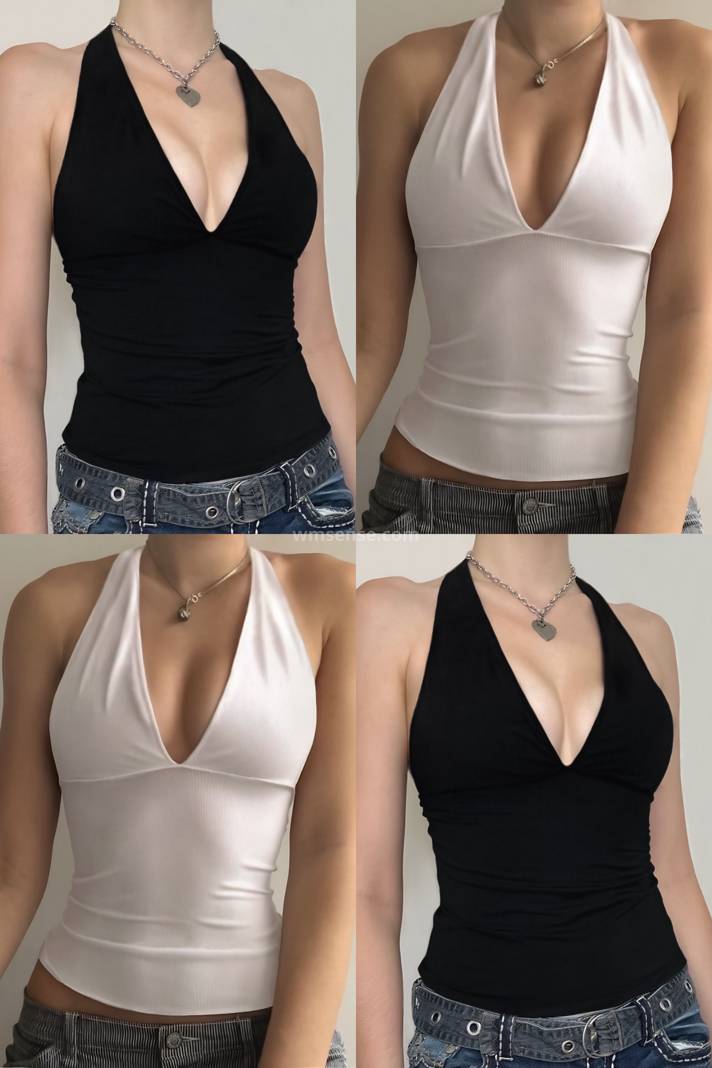 YASMIN LONG TOP BLACK