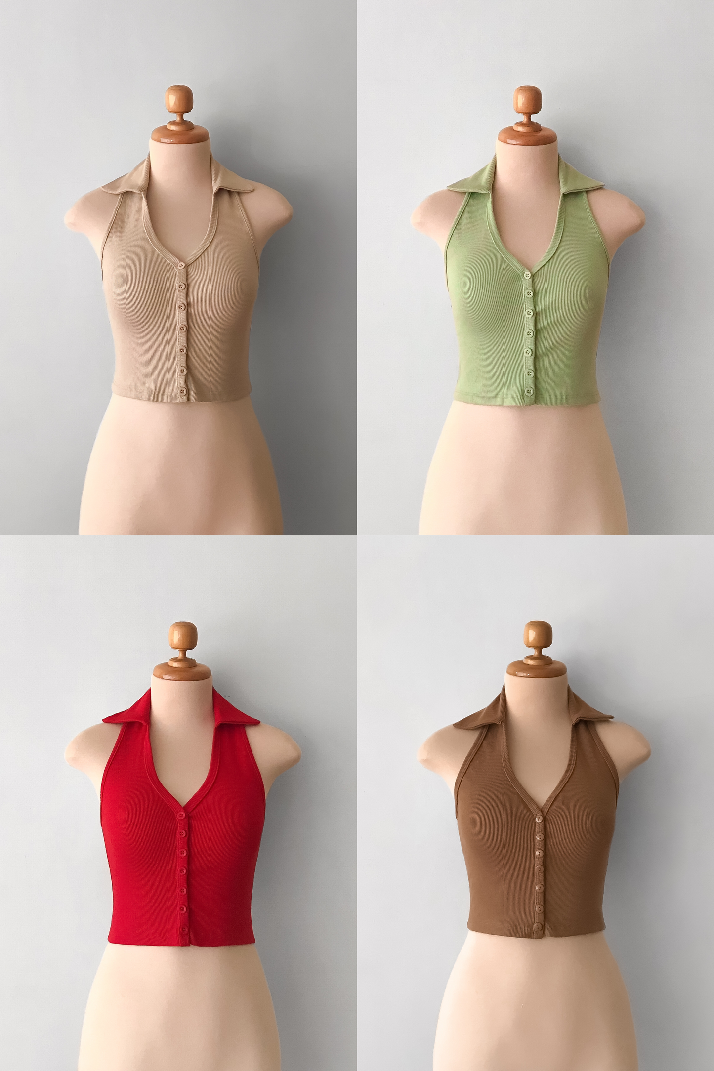 MADISON BUTTON TOP CAMEL