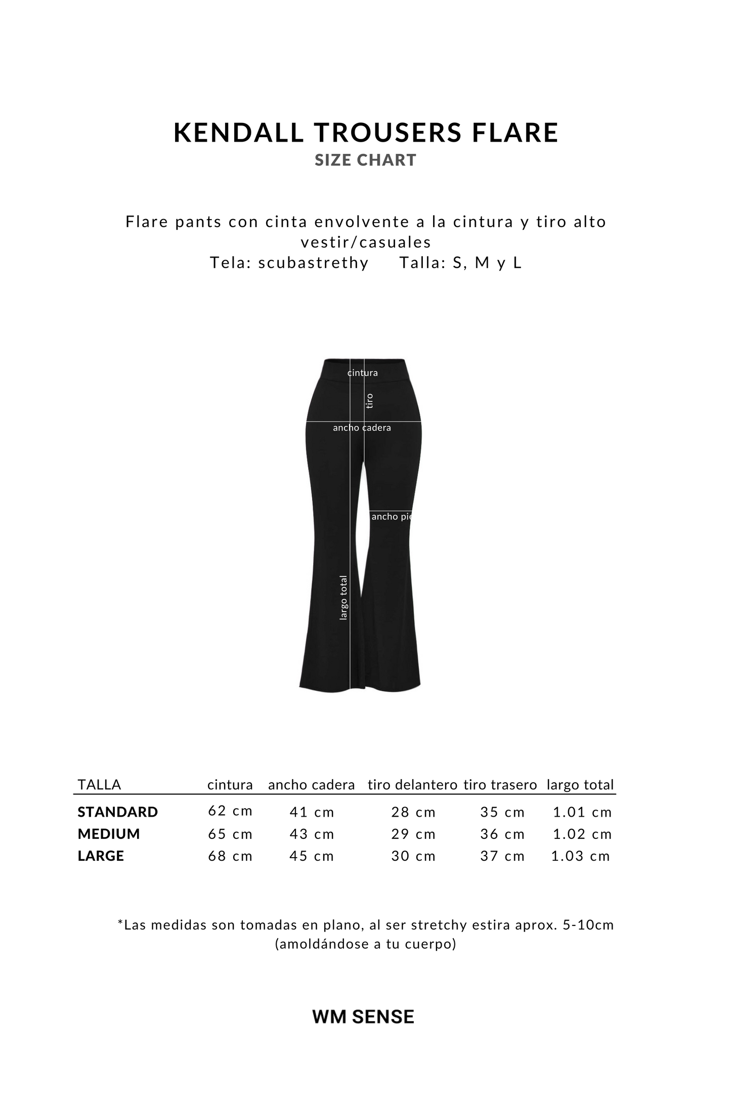 KENDALL TROUSERS FLARE
