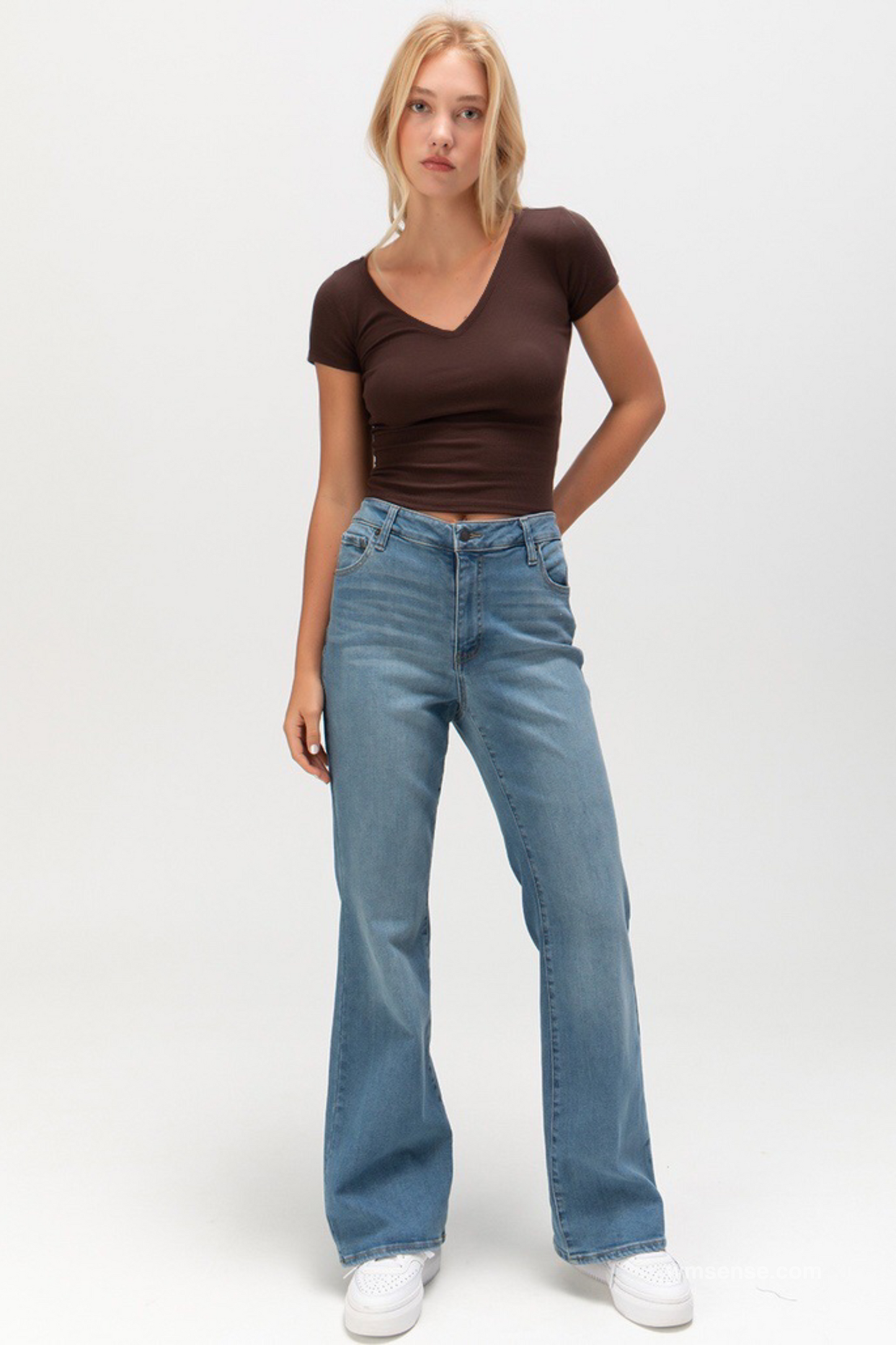 VIVI SHORT TOP BROWN