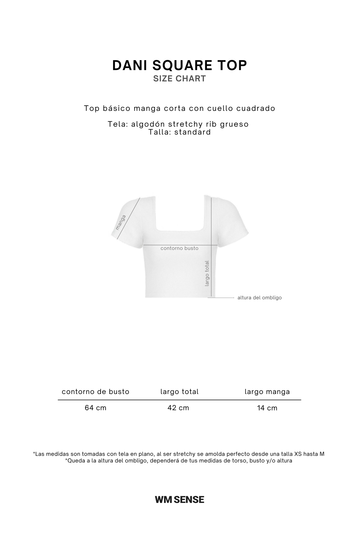 DANI SQUARE TOP MELANGE