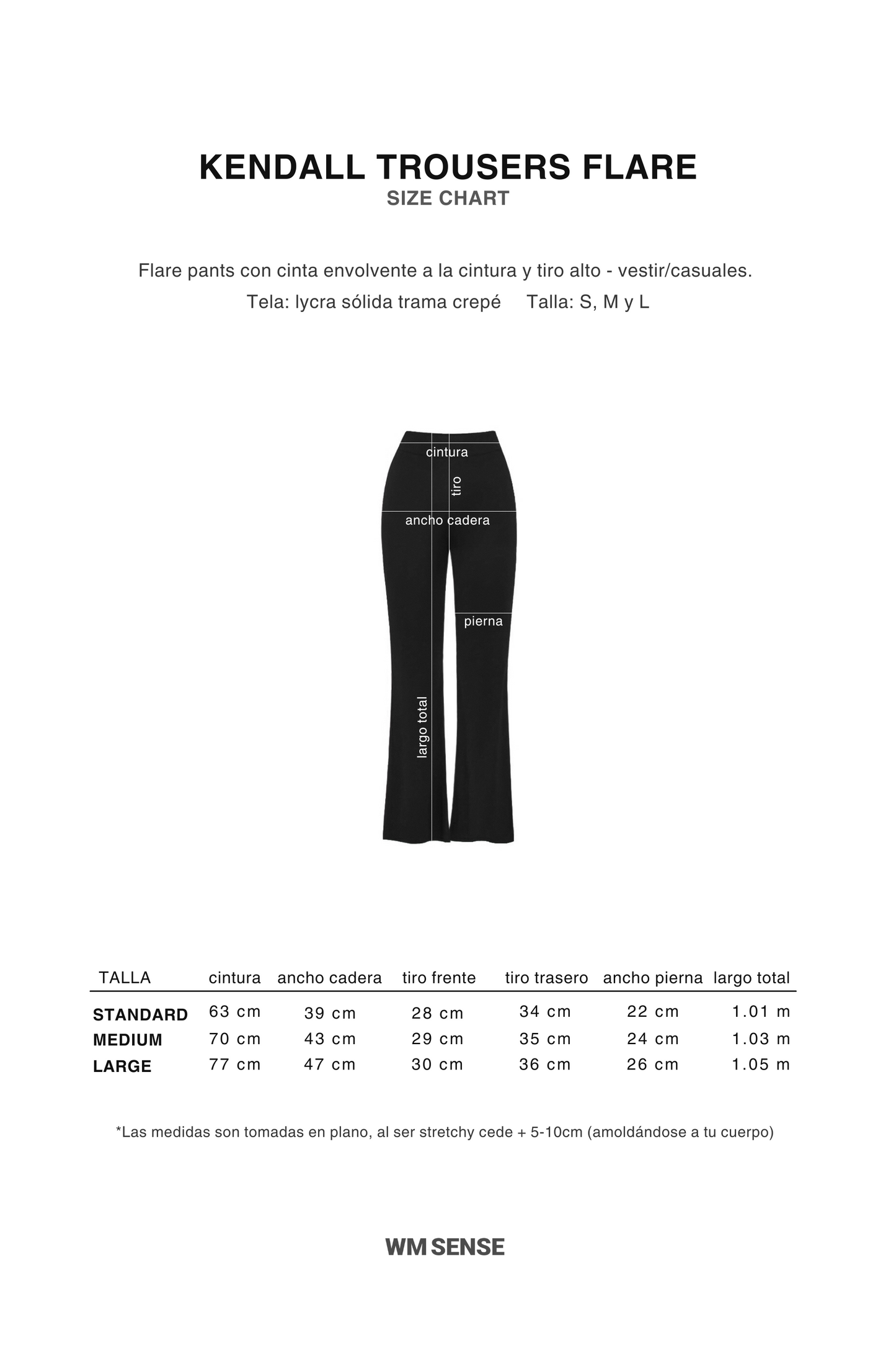 PACK KENDALL TROUSERS FLARE