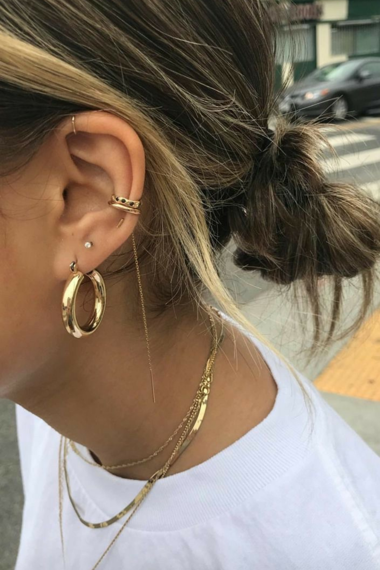 SUN CLASSY HOOPS Earring