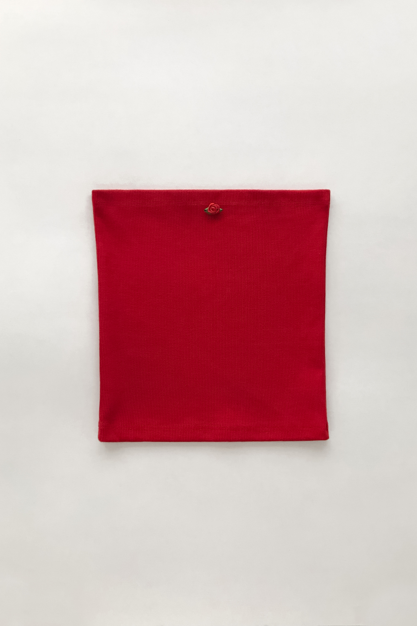 LILY TUBE TOP LIPSTICKRED