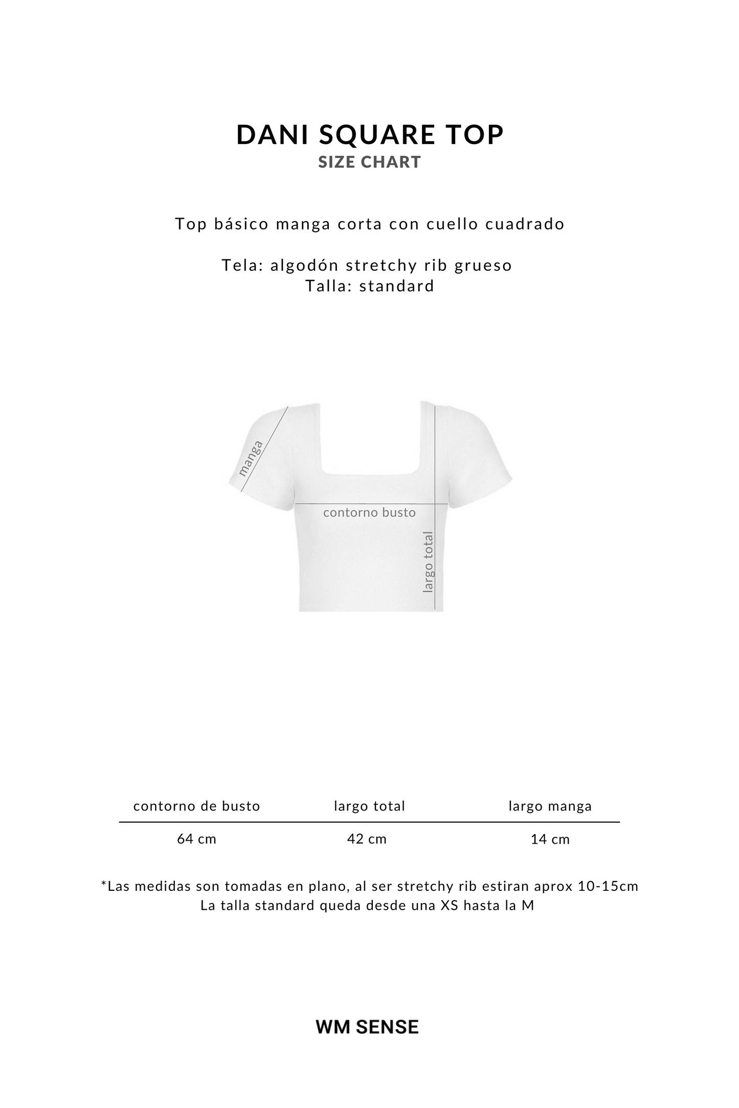 DANI SQUARE TOP BLANCO