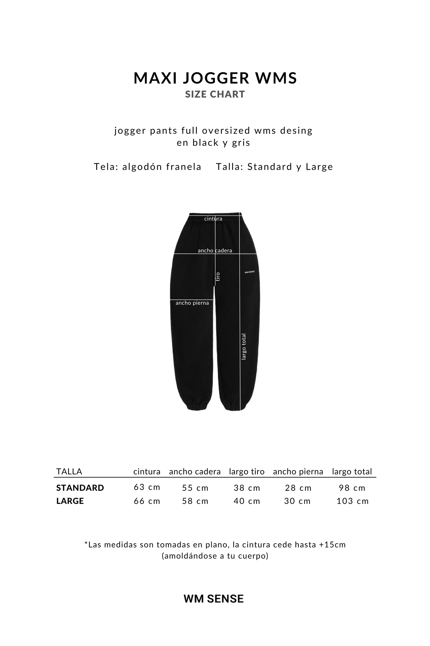 PACK x 3 MAXI JOGGER WMS