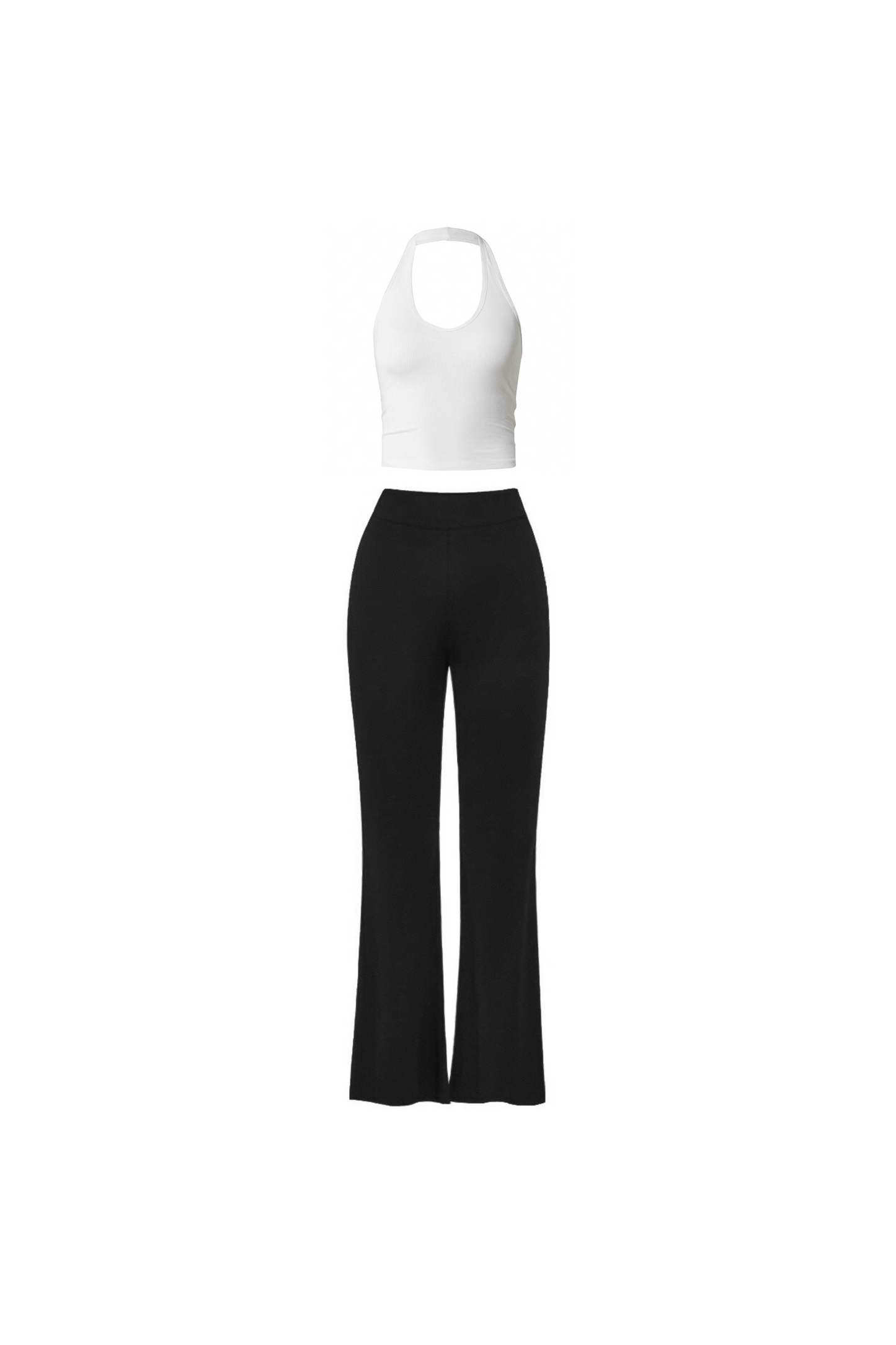 PACK ALBA HALTER TOP + KENDALL TROUSERS FLARE