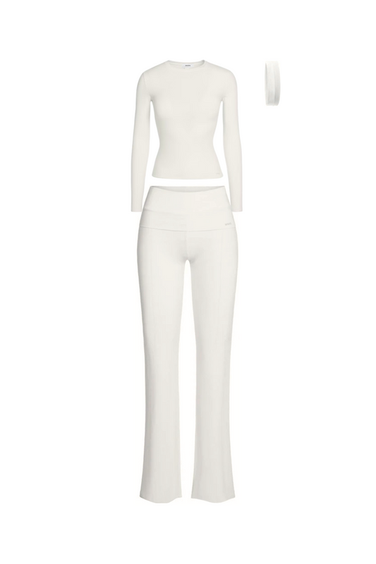 EFFORTLESS SET WMS (long sleeve) IVORY