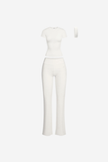 EFFORTLESS SET (short sleeve) IVORY