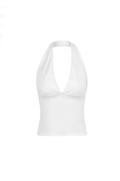 YASMIN LONG TOP WHITE