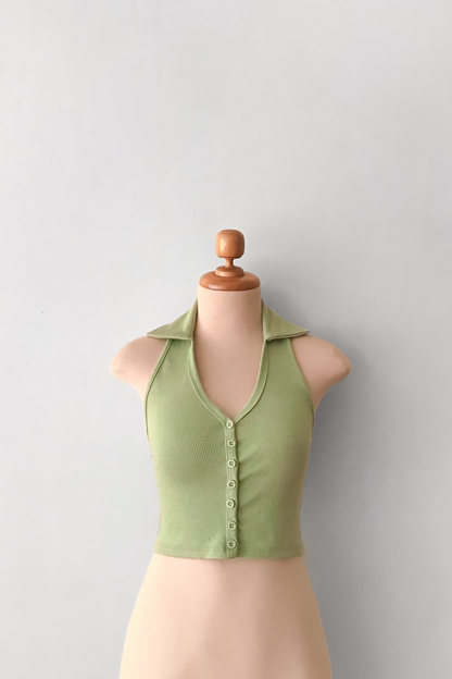 MADISON BUTTON TOP