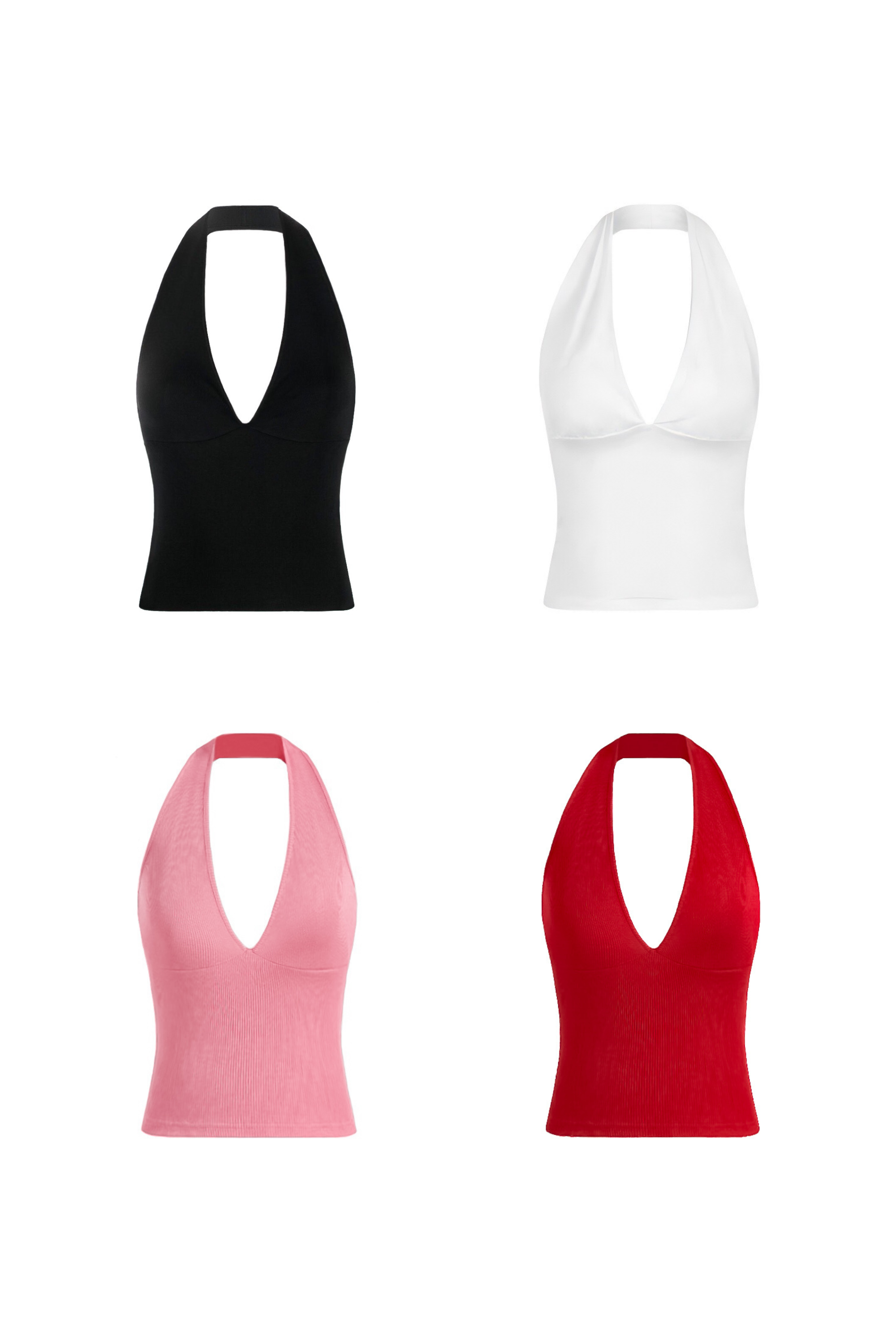 YASMIN LONG TOP RED