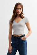 VIVI SHORT TOP MELANGE
