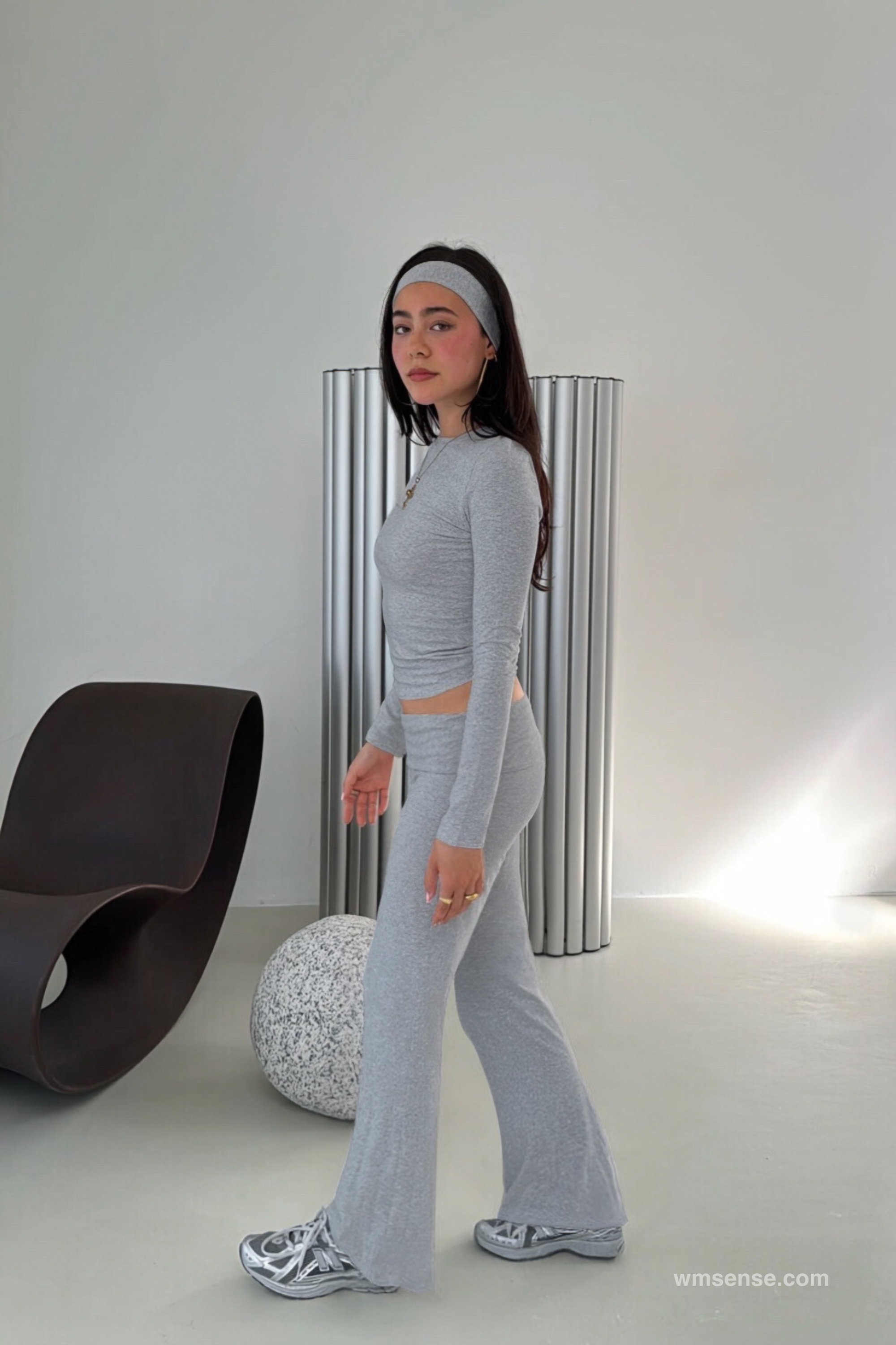 EFFORTLESS SET (long sleeve) GREY
