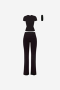 EFFORTLESS SET (short sleeve) BLACK