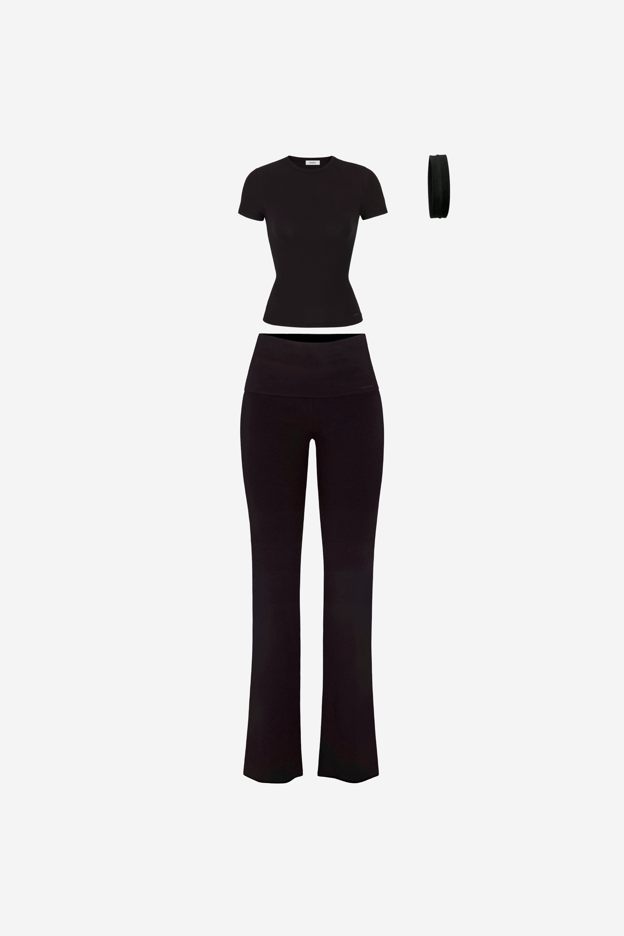 EFFORTLESS SET (short sleeve) BLACK