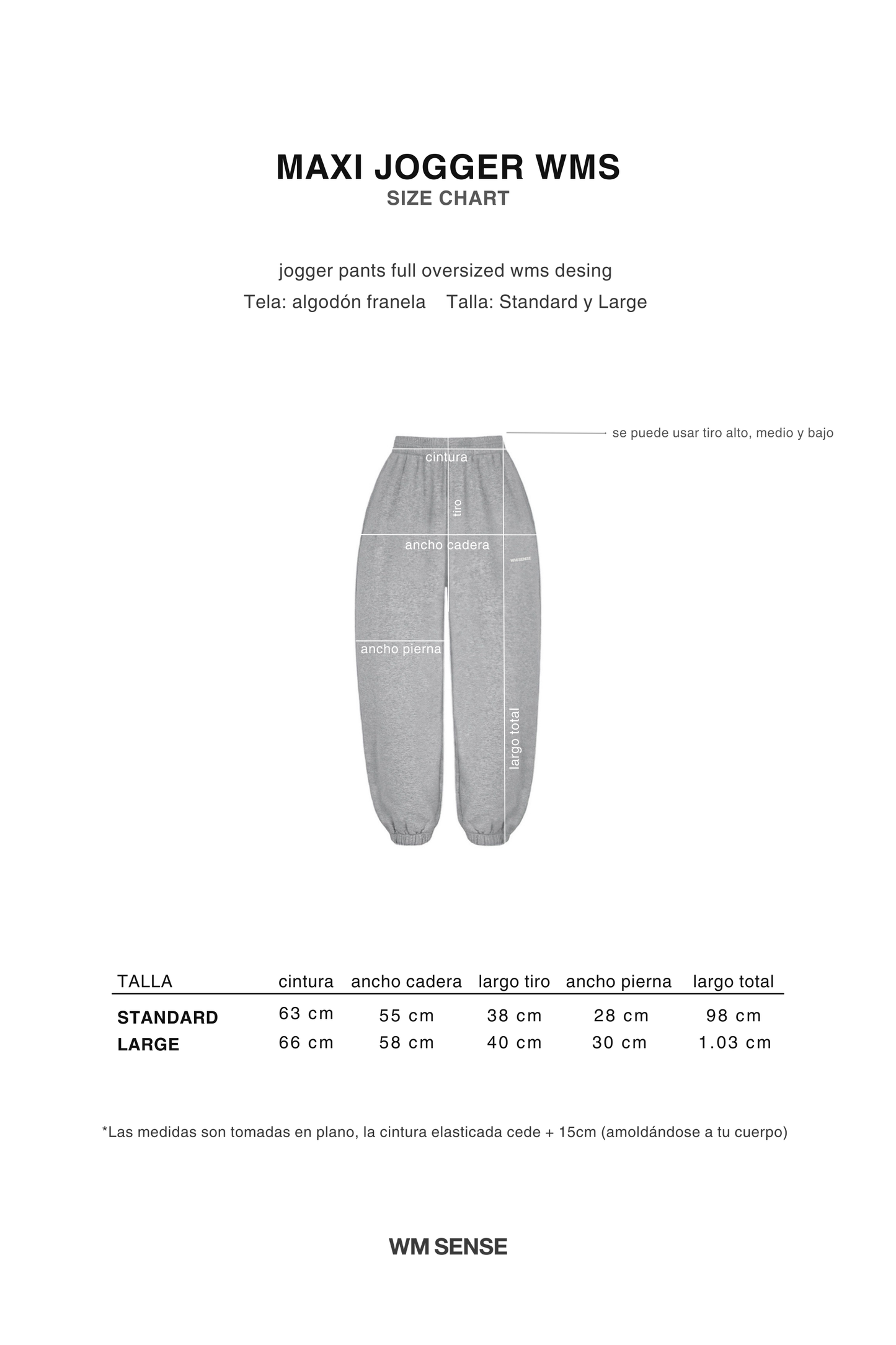 MAXI JOGGER WMS GREY