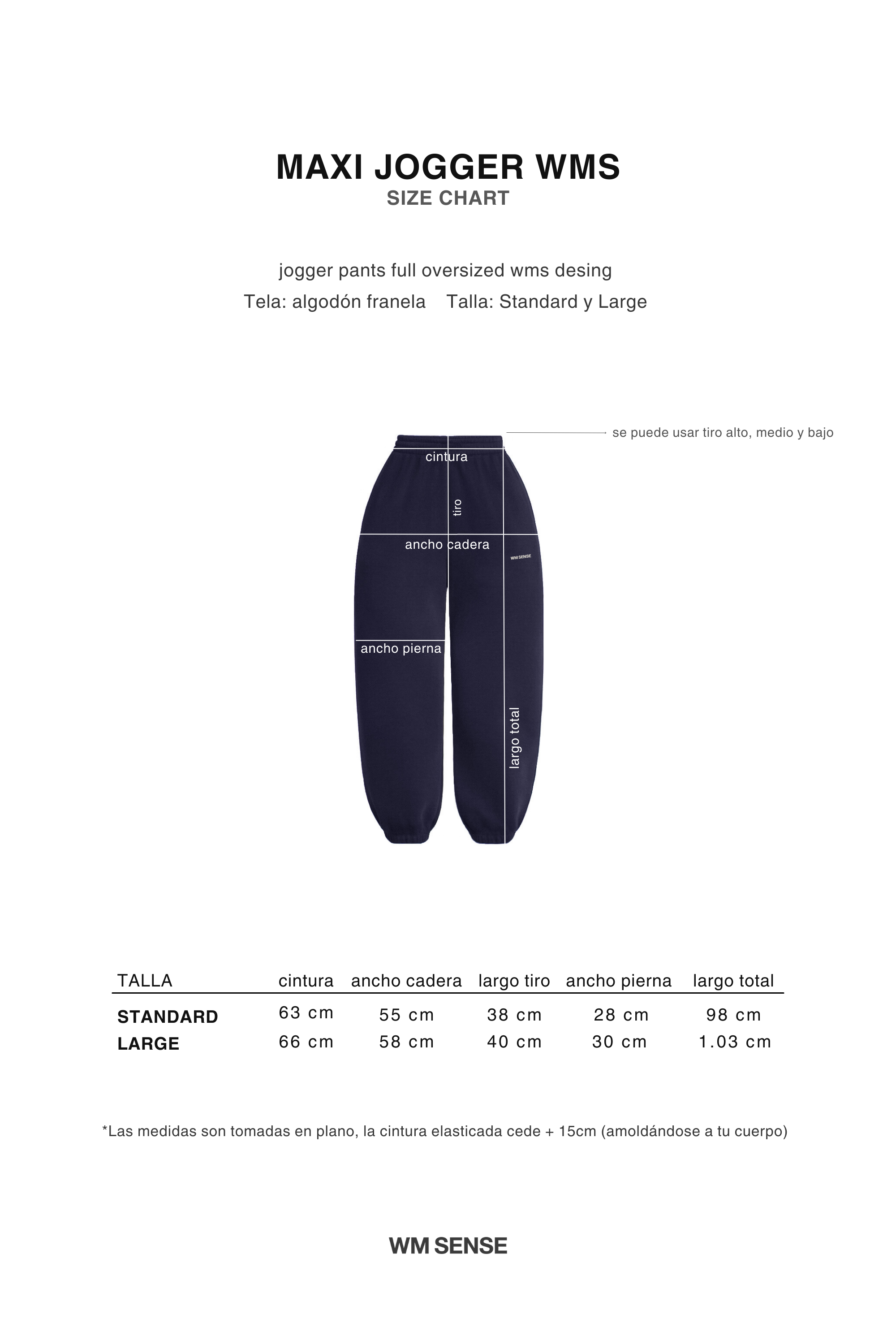 MAXI JOGGER WMS NAVY