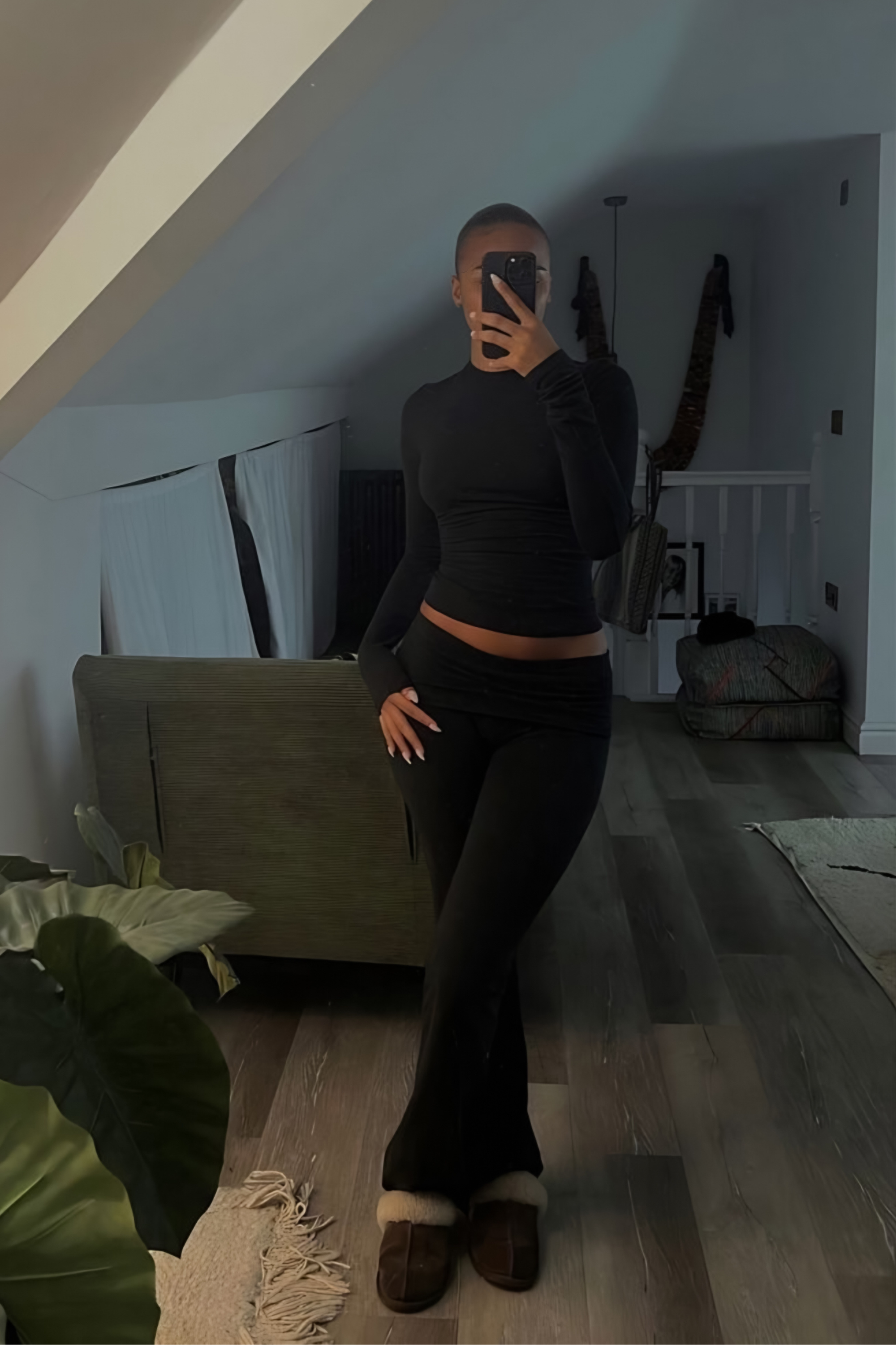 EFFORTLESS SET (long sleeve) BLACK