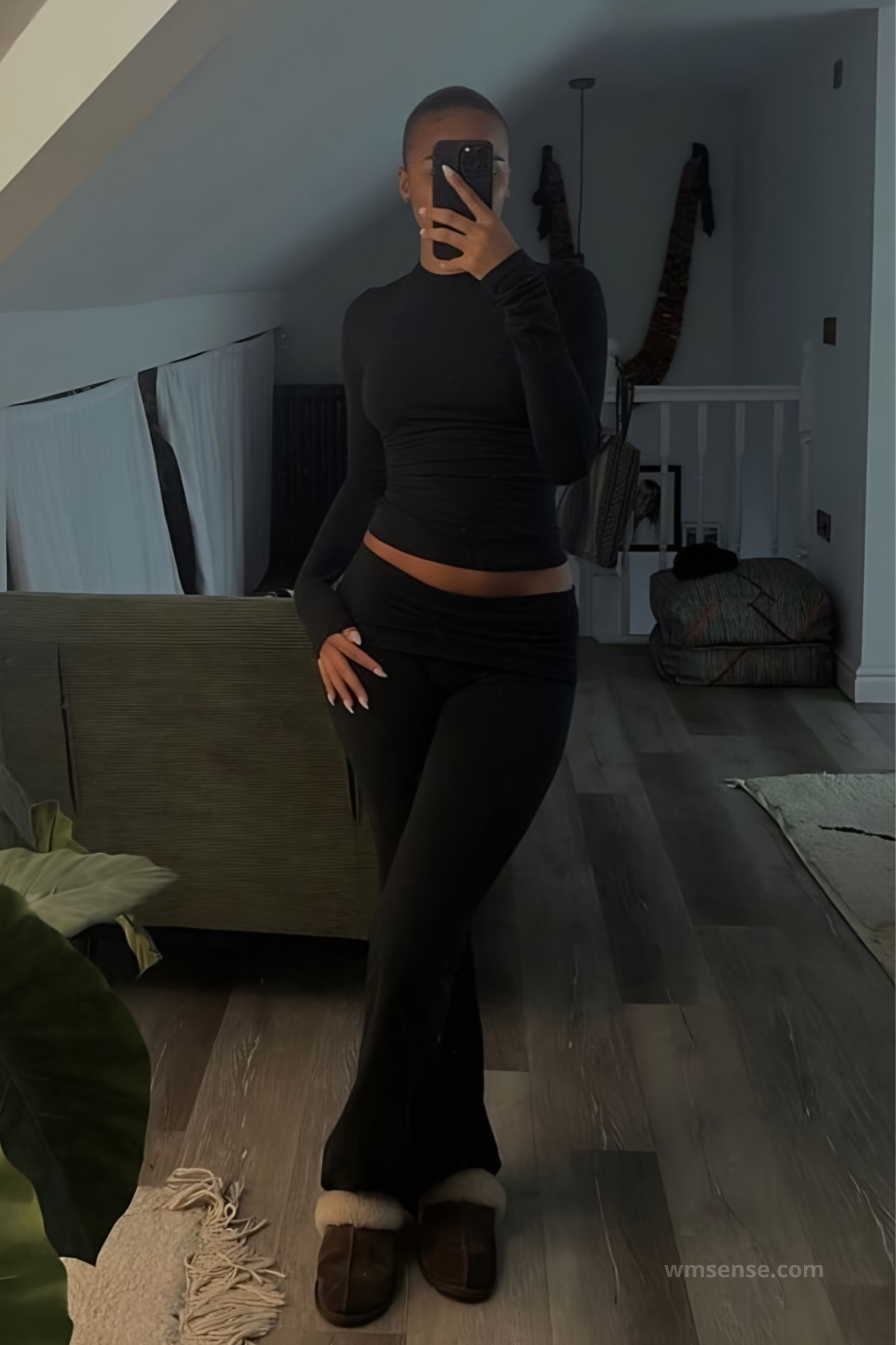 EFFORTLESS SET (long sleeve) BLACK