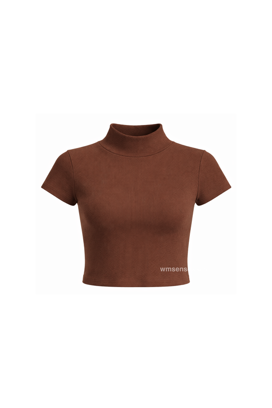 FIO TOP BROWN