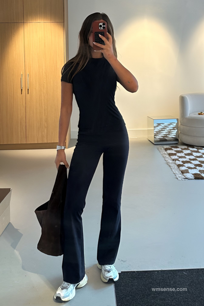 EFFORTLESS SET WMS (short sleeve) BLACK