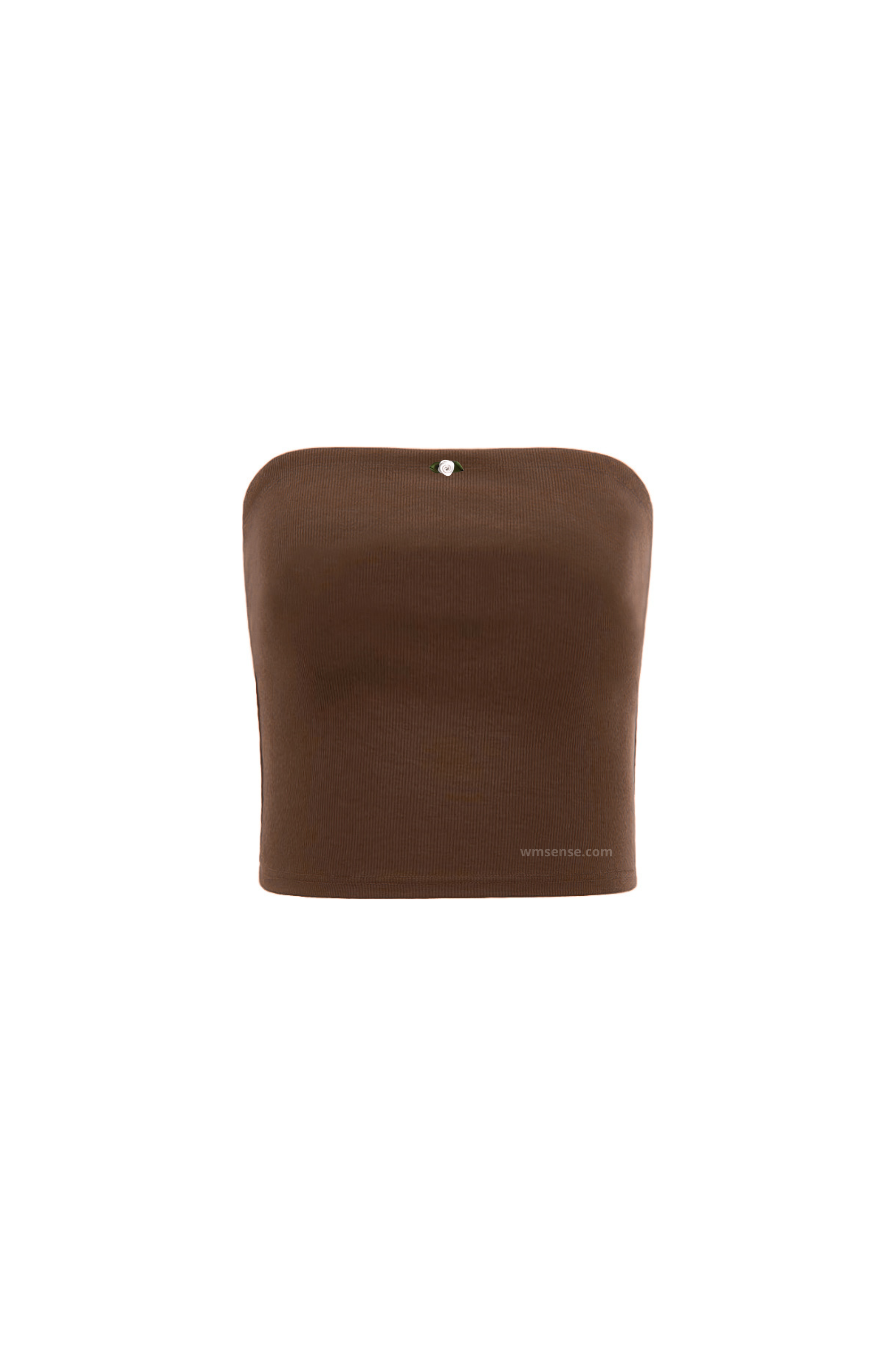 LILY TUBE TOP CHOCOLATE-BROWN