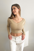 VIVI TOP BEIGE