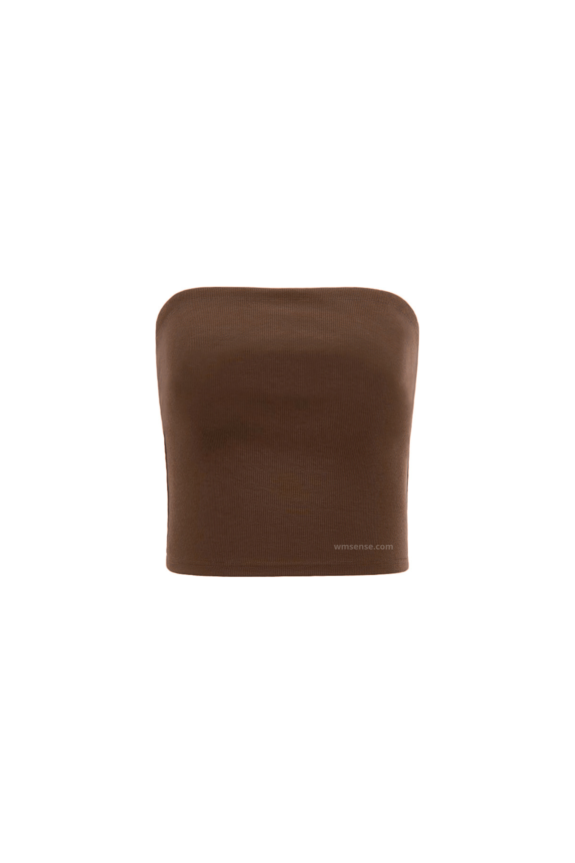 LILY TUBE TOP CHOCOLATE-BROWN